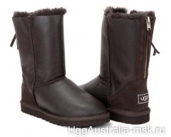 UGG ZIP METALLIC CHOCOLATE