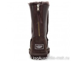 UGG ZIP METALLIC CHOCOLATE