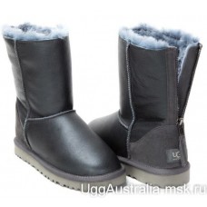 UGG ZIP METALLIC GREY