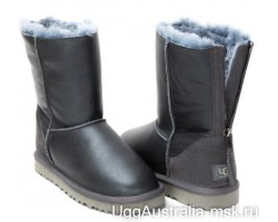 UGG ZIP METALLIC GREY