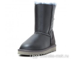 UGG ZIP METALLIC GREY