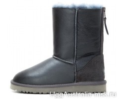 UGG ZIP METALLIC GREY