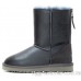 UGG ZIP METALLIC GREY