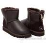 UGG ZIP MINI METALLIC CHOCOLATE