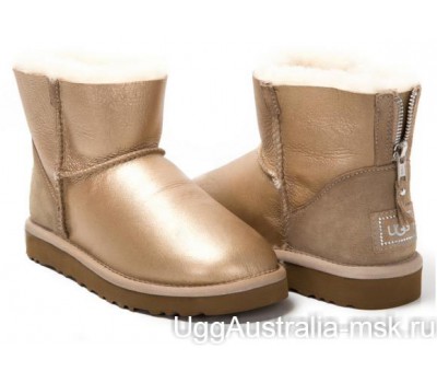 UGG ZIP MINI SOFT GOLD