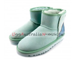 UGG CLASSIC MINI II METALLIC ICEBERG