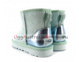 UGG CLASSIC MINI II METALLIC ICEBERG