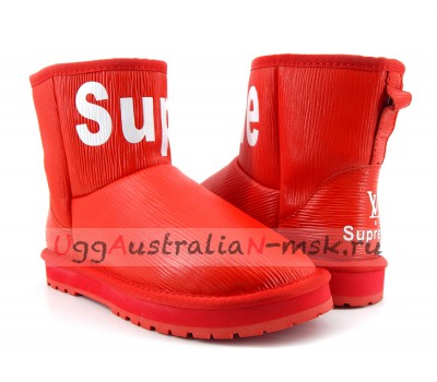 UGG WOMEN SUPREME LOUIS VUITTON RED