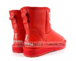 UGG WOMEN SUPREME LOUIS VUITTON RED