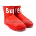 UGG WOMEN SUPREME LOUIS VUITTON RED