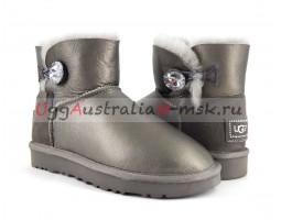 UGG BAILEY BLING MINI II METALLIC PEWTER