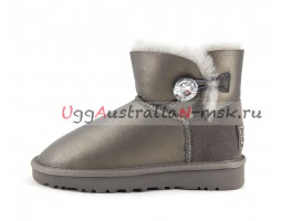 UGG BAILEY BLING MINI II METALLIC PEWTER