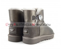 UGG BAILEY BLING MINI II METALLIC PEWTER