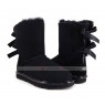 UGG BAILEY BOW II METALLIC BLACK