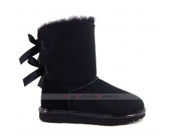 UGG BAILEY BOW II METALLIC BLACK