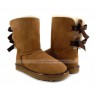 UGG BAILEY BOW II METALLIC CHESTNUT