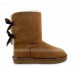 UGG BAILEY BOW II METALLIC CHESTNUT