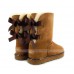 UGG BAILEY BOW II METALLIC CHESTNUT