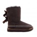 UGG BAILEY BOW II METALLIC CHOCOLATE