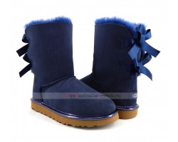 UGG BAILEY BOW II METALLIC NAVY