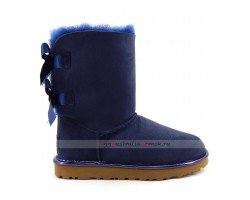 UGG BAILEY BOW II METALLIC NAVY