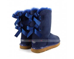 UGG BAILEY BOW II METALLIC NAVY