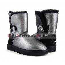 UGG BAILEY BUTTON II GLITTER BLACK