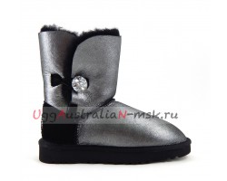 UGG BAILEY BUTTON II GLITTER BLACK