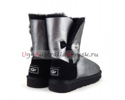 UGG BAILEY BUTTON II GLITTER BLACK