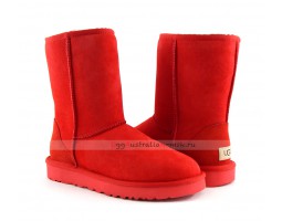 UGG CLASSIC II SHORT RED