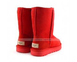 UGG CLASSIC II SHORT RED