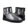 UGG CLASSIC MINI II GLITTER BLACK