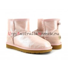 UGG CLASSIC MINI II GLITTER ROSE