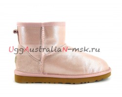 UGG CLASSIC MINI II GLITTER ROSE