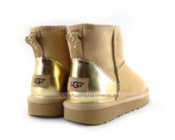 UGG CLASSIC MINI II METALLIC SLATE