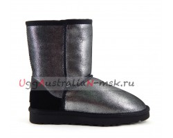 UGG CLASSIC SHORT II GLITTER BLACK