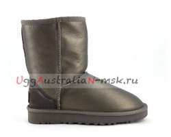 UGG CLASSIC SHORT II METALLIC PEWTER