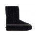 UGG CLASSIC SHORT MIDDLE CYLINDER BLACK