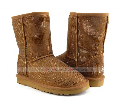 UGG CLASSIC SHORT MIDDLE CYLINDER BROWN