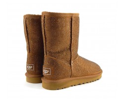 UGG CLASSIC SHORT MIDDLE CYLINDER BROWN