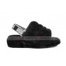 UGG FLUFF YEAH SLIDE BLACK