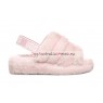 UGG FLUFF YEAH SLIDE SEASHELL PINK