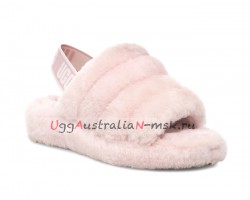 UGG FLUFF YEAH SLIDE SEASHELL PINK