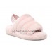 UGG FLUFF YEAH SLIDE SEASHELL PINK