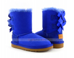 UGG KIDS BAILEY BOW II ELECTRIC BLUE