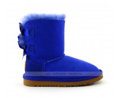 UGG KIDS BAILEY BOW II ELECTRIC BLUE