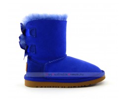 UGG KIDS BAILEY BOW II ELECTRIC BLUE