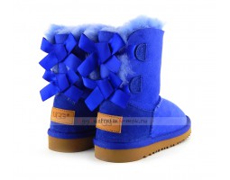 UGG KIDS BAILEY BOW II ELECTRIC BLUE