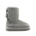 UGG KIDS BAILEY BOW II GREY VIOLET