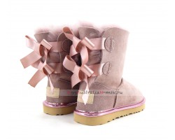 UGG KIDS BAILEY BOW II METALLIC DUSK